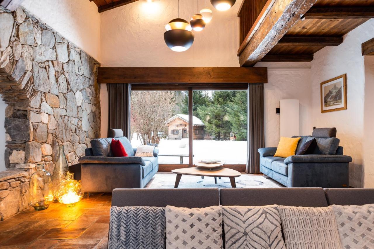 Chalet Les Praz - 280Sqm - Sauna Cinema Fitness - 5 Bedrooms In Heart Of Les Praz - By Cozee Rentals Шамони Экстерьер фото